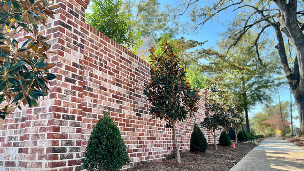 red lefton brick building